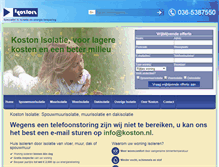 Tablet Screenshot of koston.nl